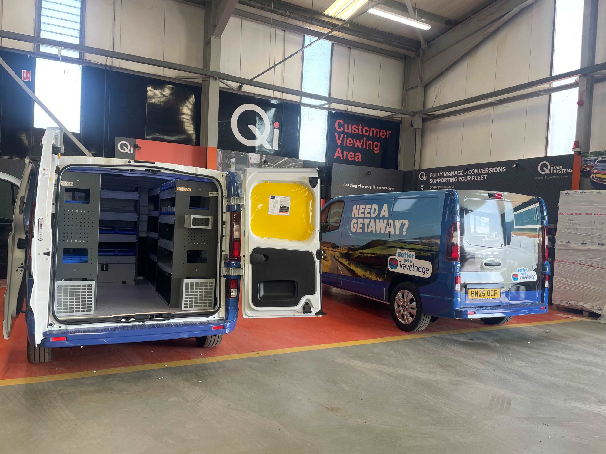 Travelodge van conversion and livery